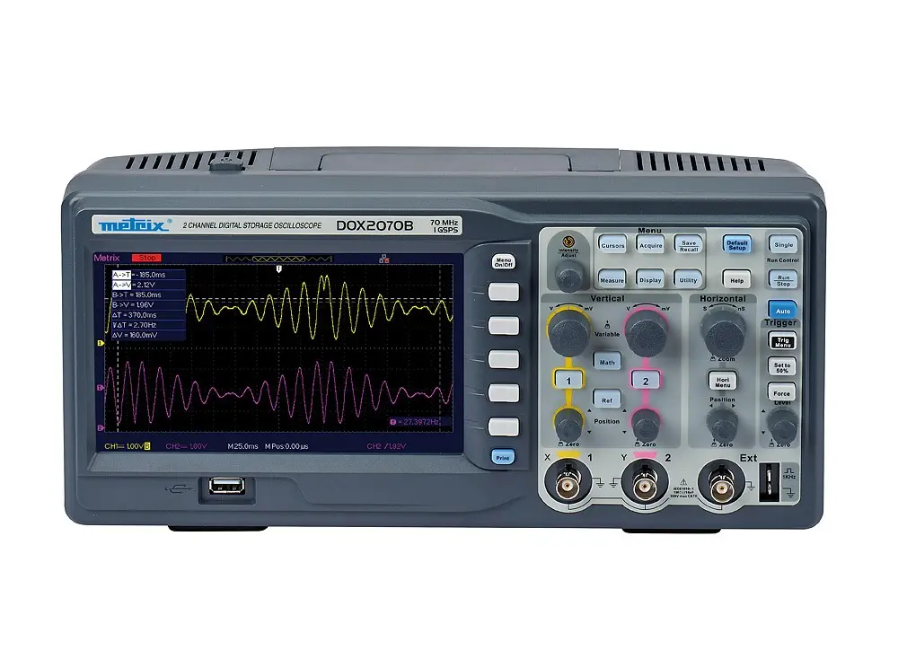 Metrix DOX 2000B Speicher Digitales Tischoszilloskop Oszilloskop 100 MHz 2