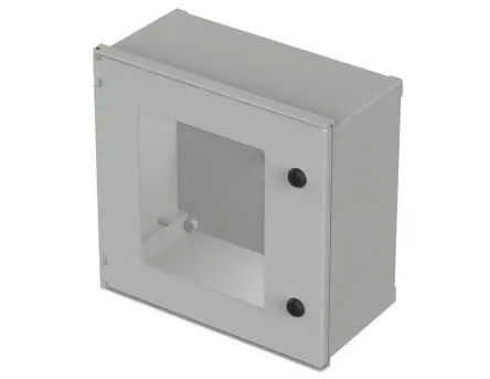 Produktfoto 1 von Bopla Polysafe GF Polyester Wandanschlusskasten Hellgrau IP66 Transparente Tür, HxBxT 400 mm, 400 mm x 200 mm