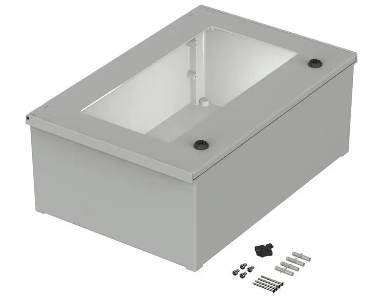 Produktfoto 1 von Bopla Polysafe GF Polyester Wandanschlusskasten Hellgrau IP66 Transparente Tür, HxBxT 600 mm, 400 mm x 230 mm
