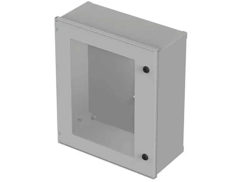 Produktfoto 1 von Bopla Polysafe GF Polyester Wandanschlusskasten Hellgrau IP66 Transparente Tür, HxBxT 600 mm, 500 mm x 230 mm