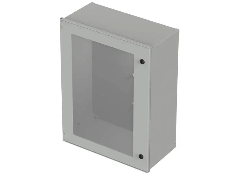 Produktfoto 1 von Bopla Polysafe GF Polyester Wandanschlusskasten Hellgrau IP66 Transparente Tür, HxBxT 800 mm, 600 mm x 300 mm