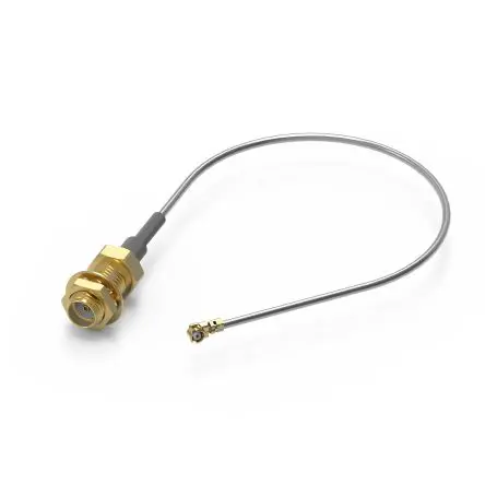 Produktfoto 1 von Wurth Elektronik SMA UMRF Koaxialkabel, Abgeschlossen, 50 Ω, 300 mm, Aussen ø 1.37 mm Außen-ø , Grau