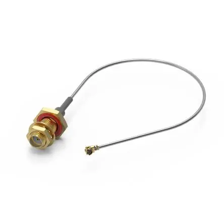 Produktfoto 1 von Wurth Elektronik SMA UMRF Koaxialkabel, Abgeschlossen, 50 Ω, 300 mm, Aussen ø 1.13 mm Außen-ø , Grau