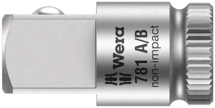 Produktfoto 1 von Wera 1/4 in Vierkant, CrV-Stahl, Länge 25.2 mm