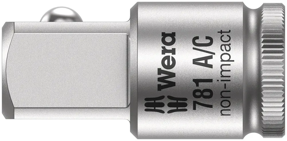 Produktfoto 1 von Wera 1/4 in Vierkant, CrV-Stahl, Länge 36 mm