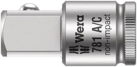Produktfoto 1 von Wera 1/4 in Vierkant, CrV-Stahl, Länge 36 mm