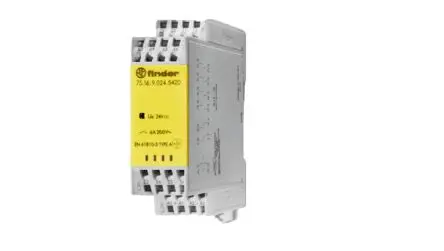Produktfoto 1 von Finder 7S Sicherheitsrelais 110V dc, 6 Sicherheitskontakte IEC 13849-1, EN 50155, EN 13849-1, EN 61810-3, EN 61373, EN
