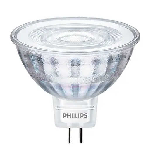 Produktfoto 1 von Philips CorePro LED-Lampe MR16 4,4 W / 12 V AC GU5.3 Sockel 4000K Kaltweiß