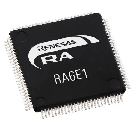 Produktfoto 1 von Renesas Electronics Mikrocontroller RA6E1 ARM Cortex M33 32 bit Flash Oberfläche 1024kB LQFP 100-Pin 200 MHz 256 kB RAM