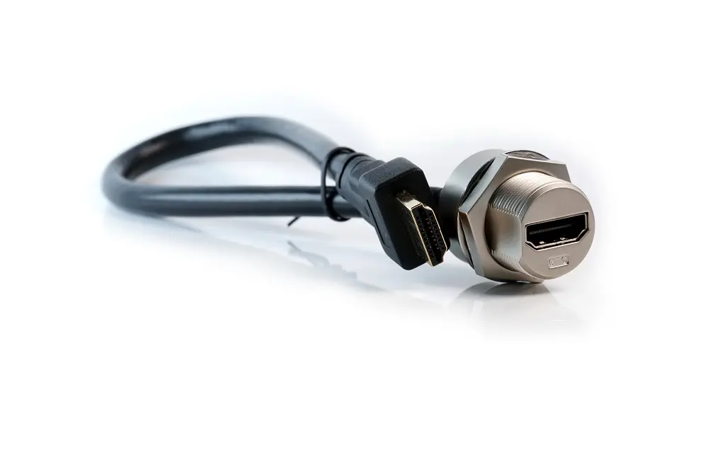 Produktfoto 1 von RS PRO HDMI-Stecker 19-polig C3 Buchse Gerade