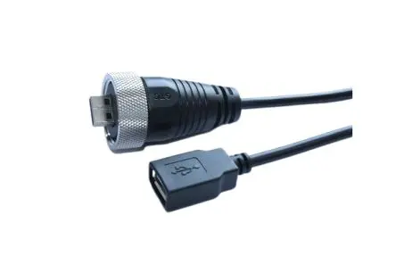 Produktfoto 1 von RS PRO Stecker GT211 IC-Buchse USB-Kabel, USB Typ A Buchse / USB Typ A, 2 m USB 2.0 Schwarz
