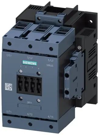 Produktfoto 1 von Siemens Schütz 220V, 240 V-Spule, 3-polig / 115 A 240V 55 kW 3 Schließer 4-Hilfskontakte