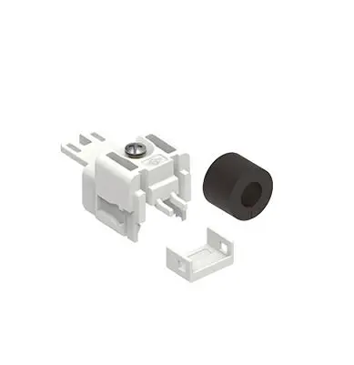 Produktfoto 1 von ILME CJK Adapter für Stromversorgungssteckverbinder in robuster Ausführung, Stecker, Seitlich, 10B