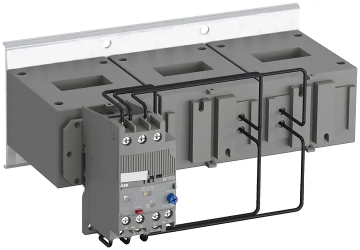 Produktfoto 1 von ABB Electronic Overload Relays Überlastrelais, / 250 to 800 A 1 Schließer/1 Öffner, 600V dc / 800 A 3P, 111.6 mm x 244