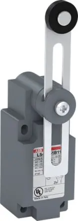 Produktfoto 1 von ABB Endschalter, Rollen 1 Schließer/1 Öffner, IP65, Fiberglas 600V