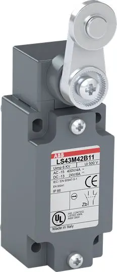 Produktfoto 1 von ABB Endschalter, Rollen, IP 66, Zinklegierung, 10A