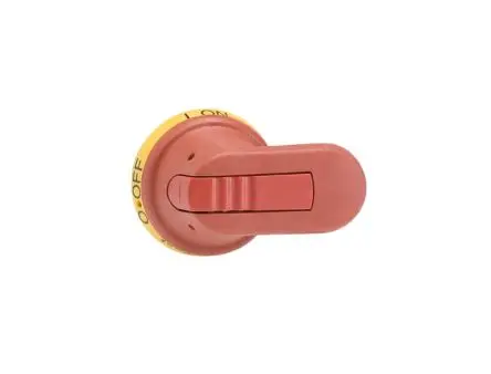 Produktfoto 1 von ABB Rot 1SCA Drehgriff für Pistolengriff 65 mm 1-fach abschließbar, IP65