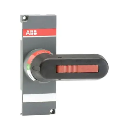 ABB Schwarz 1SCA Drehgriff für Pistolengriff 50 mm 3-fach abschließbar, IP65