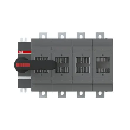 Produktfoto 1 von ABB ABB OS Sicherungsschalter-Trennschalter / 4-polig 630 A 630A Umschlossen, C1-C2 Sicherungsgröße