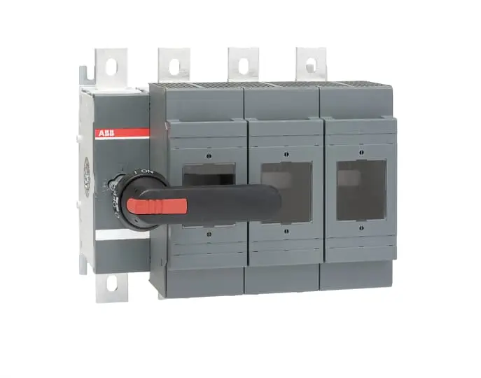Produktfoto 1 von ABB 1SCA Sicherungsschalter-Trennschalter / 3-polig 800 A, 3 Sicherungsgröße