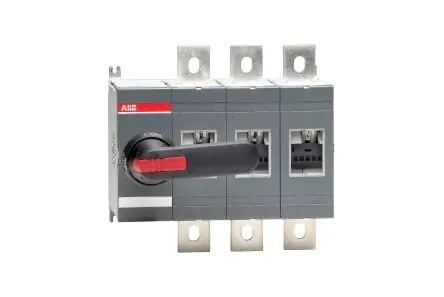 Produktfoto 1 von ABB OT Trennschalter 3-polig Basis 0A Schwarz IP65