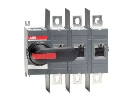 Produktfoto 1 von ABB OT Trennschalter Basis 0A Schwarz IP65