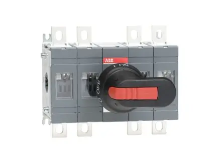 Produktfoto 1 von ABB OT Trennschalter Basis 0A Schwarz IP65