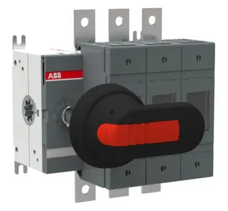 Produktfoto 1 von ABB ABB OS Schalter-Trennschalter und Isolator / 3-polig 160 A 160A Umschlossen, A2-A4 Sicherungsgröße