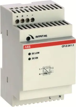 Produktfoto 1 von ABB CP-D DIN-Schienen Netzteil Geschalteter Modus 240V ac AC / 1.3 A 24V dc DC 30 W