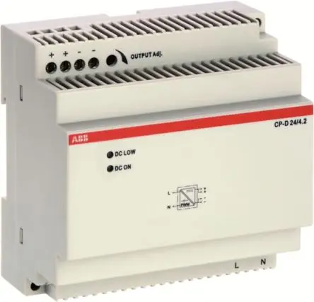 Produktfoto 1 von ABB CP-D DIN-Schienen Netzteil Geschalteter Modus 240V ac AC / 4.2 A 24V dc DC 100 W