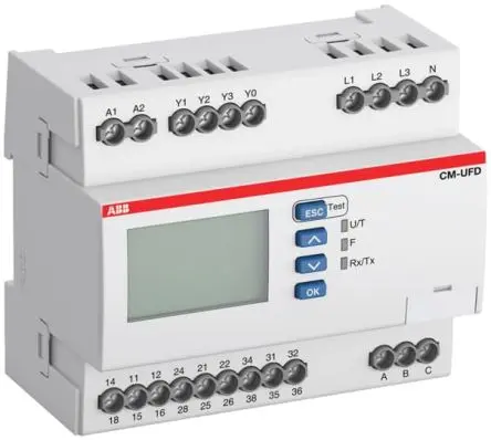 Produktfoto 1 von ABB CM-UFD Überwachungsrelais, Dreipoliger Umschalter