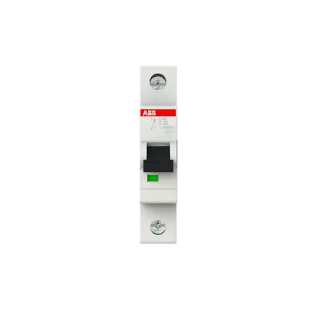 Produktfoto 1 von ABB S200 Miniaturüberlastschalter Typ C, Pol 1-polig 20A 400V ac, Abschaltvermögen 10 kA System Pro M Compact