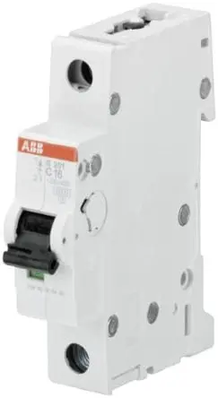 Produktfoto 1 von ABB S200 Miniaturüberlastschalter Typ C, Pol 1-polig 500mA 253V ac, Abschaltvermögen 10 kA System Pro M Compact 72 V dc