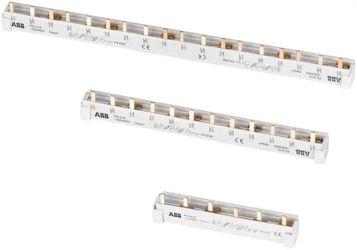 Produktfoto 1 von ABB, PS Reihe Stromschiene, 4 -phasig, 400 V, Busbars & DIN-Rail Accessories Reihe