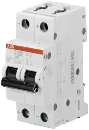 Produktfoto 1 von ABB S200 M UC Miniaturüberlastschalter Typ K, Pol 2-polig 2A 440V ac, Abschaltvermögen 10 kA System Pro M Compact 440 V