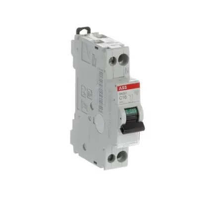 Produktfoto 1 von ABB SN201 Miniaturüberlastschalter Typ C, Pol 2-polig 16A 230V ac, Abschaltvermögen 6 kA MCB SN200