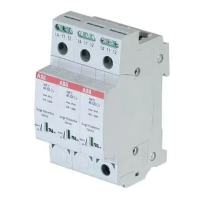 Produktfoto 1 von ABB OVR Überlastschutzgerät Überspannungsschutz T2 40 kA 480V ac, DIN-Hutschiene