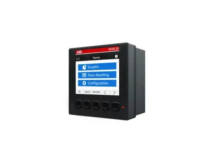 Produktfoto 1 von ABB M4M 20 Leistungsüberwachungsgerät 96 mm x 96 mm Digital 2 Ausg. 2 Eing.