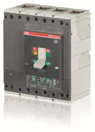 Produktfoto 1 von ABB SACE Tmax T T5N, Kompaktschutzschalter 4-polig, 400A Feststehend / Abschaltvermögen 20 kA 690V ac