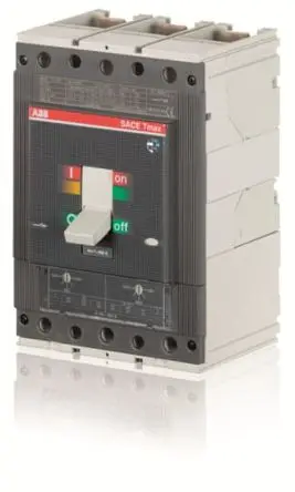 Produktfoto 1 von ABB Tmax Tmax, Kompaktschutzschalter 3-polig, 400A Feststehend / Abschaltvermögen 100 kA 690V ac 750 V dc