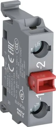 Produktfoto 1 von ABB Miniature Circuit Breaker Kontaktblock 1 Schließer/1 Öffner 690V Schraube