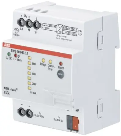 Produktfoto 1 von ABB SV/S DIN-Schienen Netzteil Spannungsversorgung 240V ac AC / 640 mA 30V dc DC