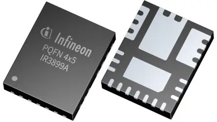 Produktfoto 1 von Infineon Spannungsregler, Gleichstrom-Gleichstrom 1 9 A PQFN 0.6V, 24-Pin 2 MHz