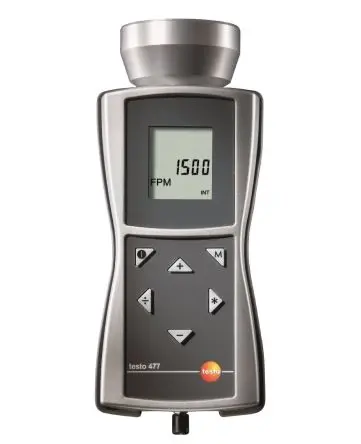 Produktfoto 1 von Testo Digitales Thermometer, 477, Drahtlos, 1 bis 50 °C, Messelement Typ Flügelrad