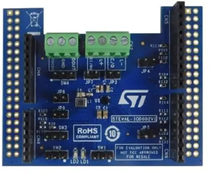 Produktfoto 1 von STMicroelectronics STEVAL-IOD002V1 Entwicklungstool Kommunikation und Drahtlos L6364W Erweiterungs-Leiterplatte