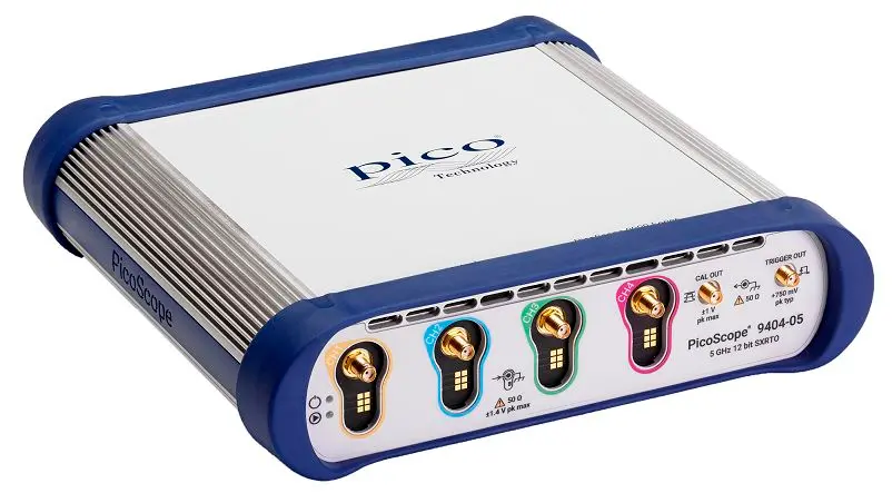 Produktfoto 1 von PicoScope 9000 9404-05 SXRTO PC Oszilloskop 4-Kanal Analog 5GHz USB