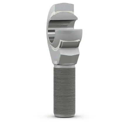 Produktfoto 1 von SKF Stahl Gelenkkopf, Wellen-Ø 10 mm, M10 Male Metrisch, Traglast bis 9800 N