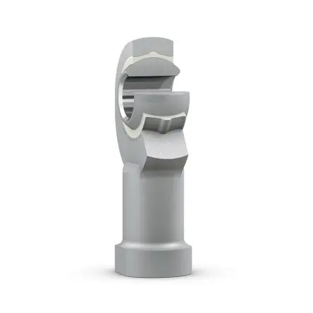 Produktfoto 1 von SKF Stahl Gelenkkopf, Wellen-Ø 5 mm, M5 Female Metrisch, Traglast bis 3.25 kN