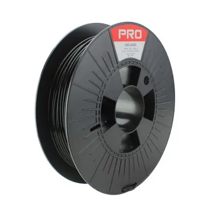 Produktfoto 1 von RS PRO Robustes PLA 3D-Drucker Filament zur Verwendung mit Gängige Desktop-3D-Drucker, Schwarz, 2.85 mm, Fused