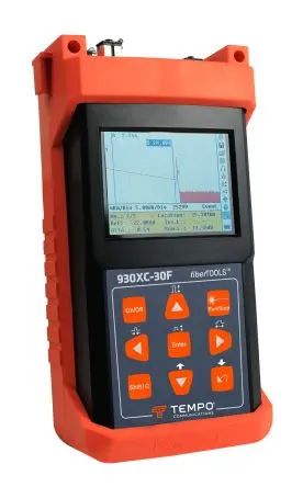 Produktfoto 1 von Tempo 930XC-30F OTDR LWL-Prüfgerät Optischer Zeitbereichsreflektometer Singlemode SC, APC